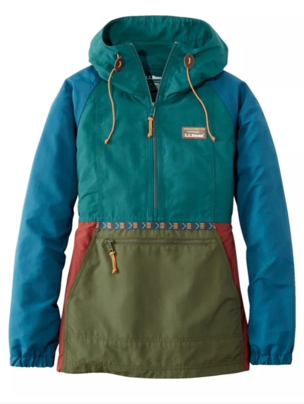 L.L BEAN Women's Mountain Classic Anorak Size XL